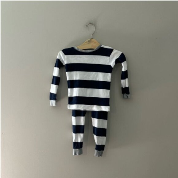 $11 ADD ON Burt's Bees Baby set Stripe‎ Pajamas 3T H&M cotton on primary - Picture 1 of 3